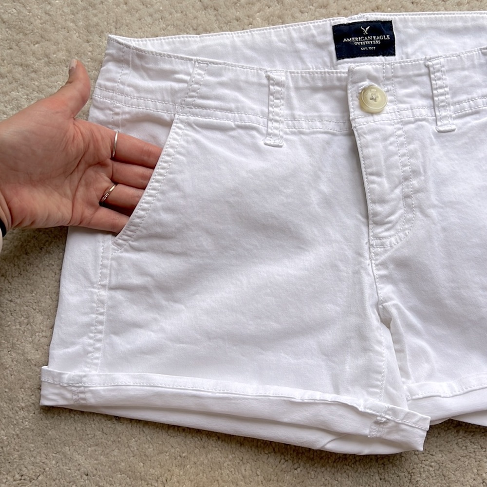 American Eagle White Shorts - Picture 6 of 14